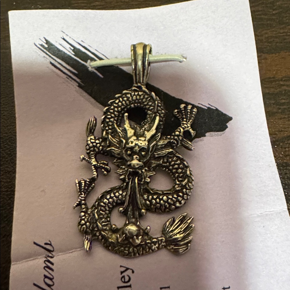 Silver Dragon pendant